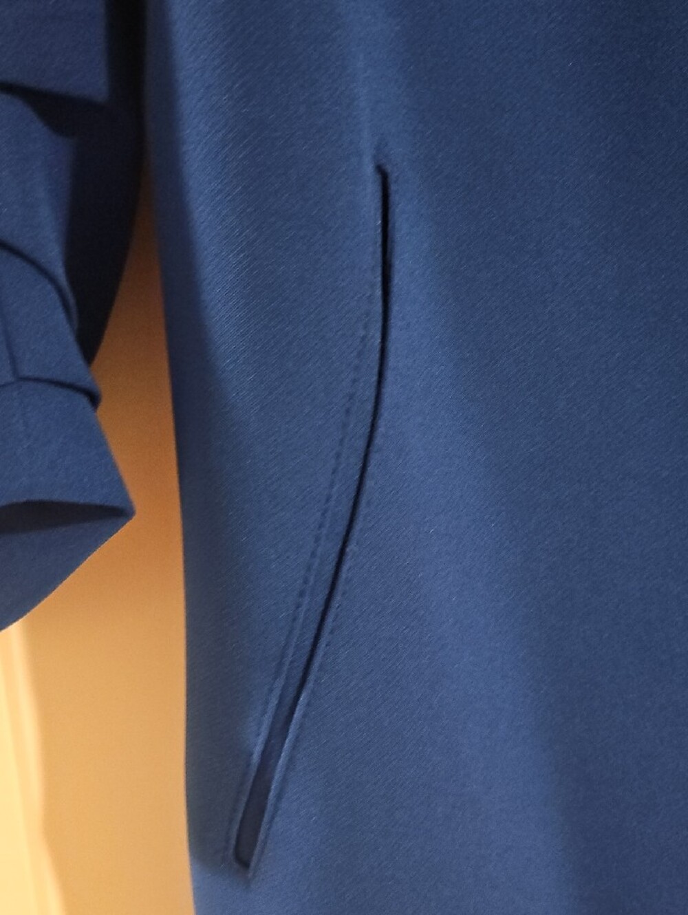 Rachel Zoe Draped Open-Front Blazer in Royal Blue - Picture 4 of 5